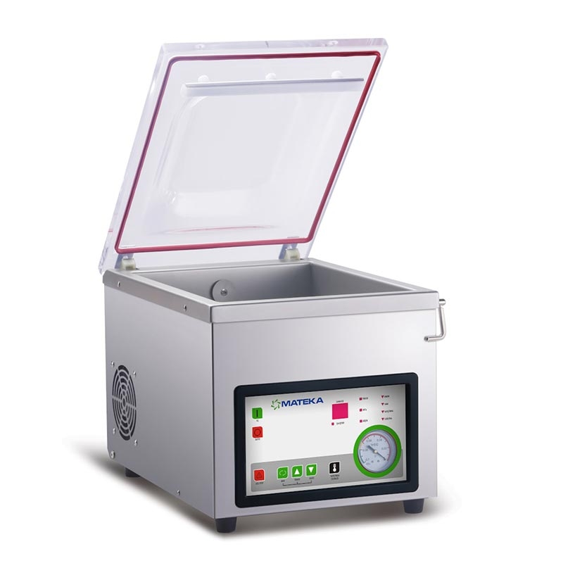 MATEKA CDZ 260 PD Vakum Makinesi, Tek Yapıştırıcı Çeneli, 26 cm, 480x330x100 mm, 220 V